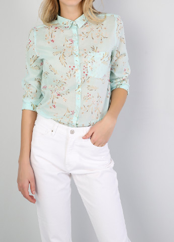 Мятная блуза Colin's