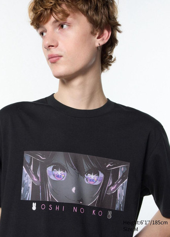 Чорна футболка Uniqlo