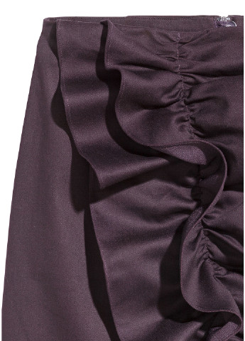 Фиолетовая кэжуал юбка H&M карандаш