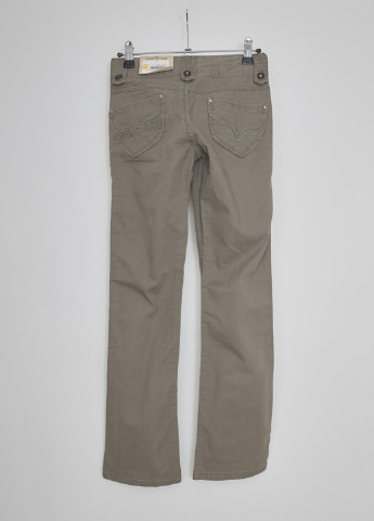 Темно-бежевые демисезонные со средней талией джинсы Pepe Jeans