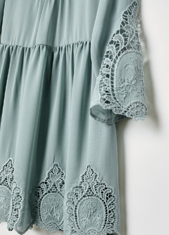 Світло-зелена кежуал сукня кльош H&M