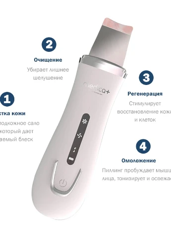 Ультразвуковий скрабер для обличчя Medica+ Medica+ VibroSkin 5.0 (252552461)