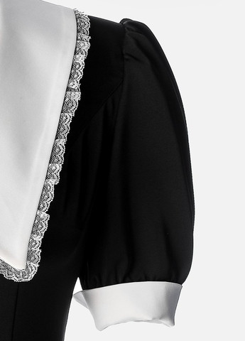 Чорна кежуал сукня кльош Gepur колор блок