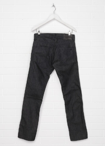 Грифельно-синие демисезонные прямые джинсы 55 DSL