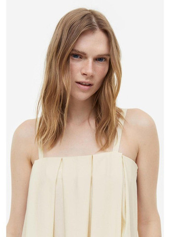 Світло-бежева кежуал сукня H&M однотонна