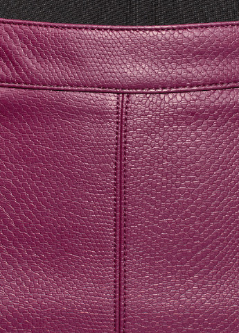 Пурпурная кэжуал однотонная юбка Oodji