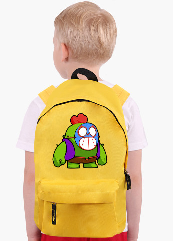 Детский рюкзак Спайк Бравл Старс значок Ель Прімо (Spike Brawl Stars with Pin El Primo) (9263-2600) MobiPrint (217075163)