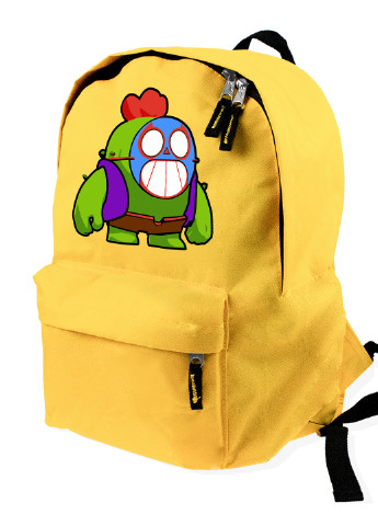 Детский рюкзак Спайк Бравл Старс значок Ель Прімо (Spike Brawl Stars with Pin El Primo) (9263-2600) MobiPrint (217075163)