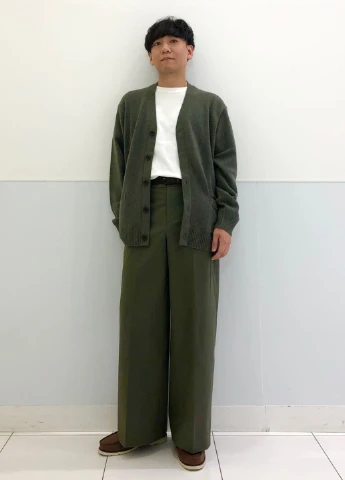 Зеленый демисезонный кардиган Uniqlo