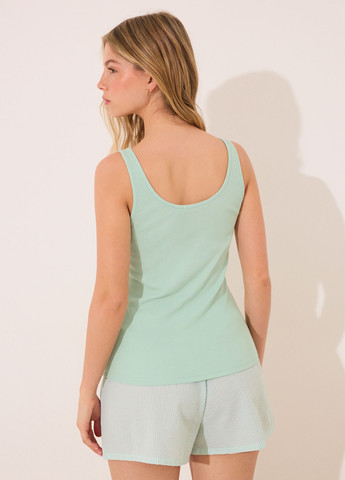 Мятная всесезон пижама (майка, шорты) майка + шорты Women'secret