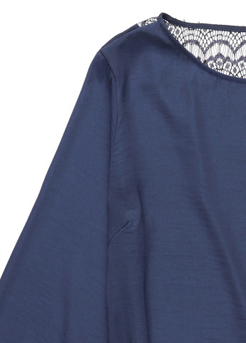 Темно-синя кежуал сукня а-силует Vila однотонна