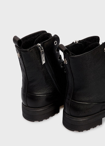 Осенние ботинки берцы Calvin Klein с тиснением