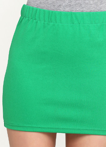 Зеленая кэжуал однотонная юбка Colours