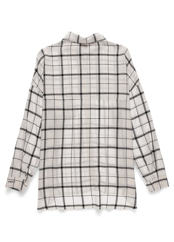 Белая кэжуал, классическая рубашка в клетку Pepe Jeans