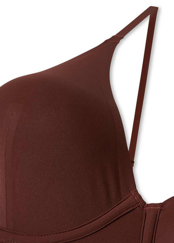 Коричневый бюстгальтер C&A с косточками полиамид