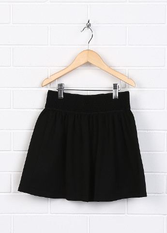 Черная офисная однотонная юбка Sasha а-силуэта (трапеция)