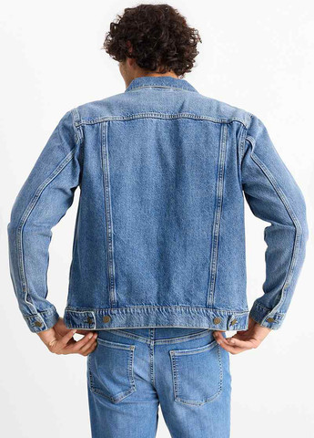 Сіро-синя демісезонна куртка C&A