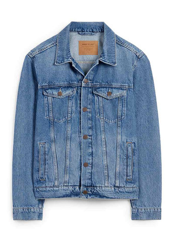 Сіро-синя демісезонна куртка C&A