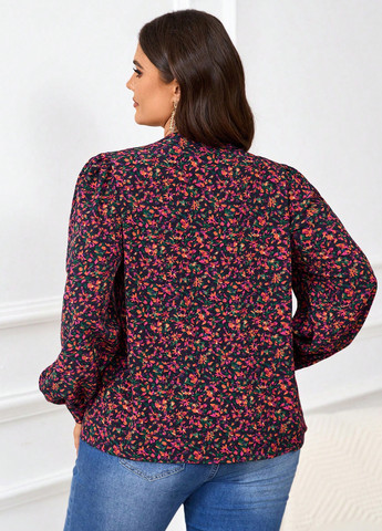 Комбинированная блуза SHEIN