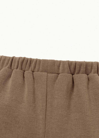 Коричневий демісезонний костюм (світшот, штани) брючний SHEIN