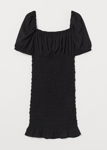 Чорна повсякденний сукня футляр H&M однотонна