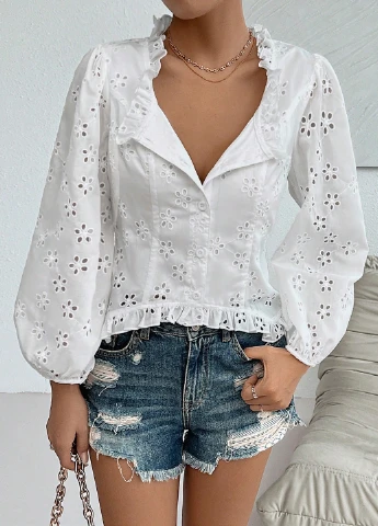 Біла блуза SHEIN