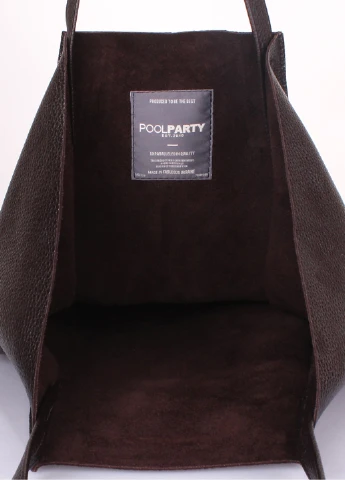 Шкіряна сумка Edge 42х36х13 см PoolParty (191022264)