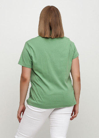 Зеленая женская футболка-поло B.C. Best Connections однотонная