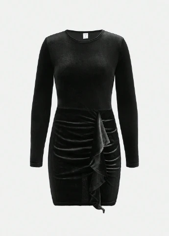 Чорна сукня SHEIN (309158667)