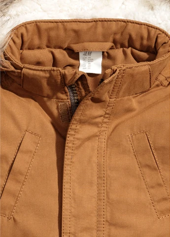 Светло-коричневая зимняя парка H&M