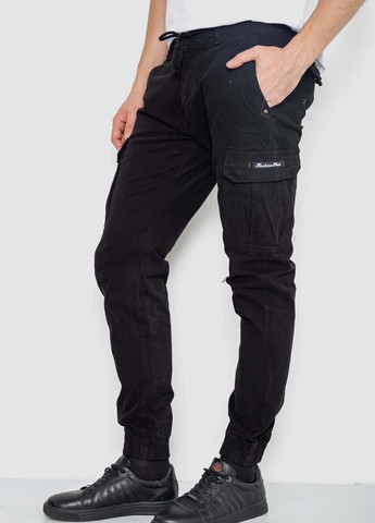 Черные кэжуал демисезонные карго брюки Ager