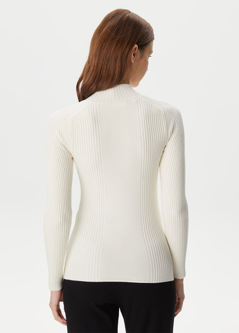 Белый демисезонный свитер Lacoste