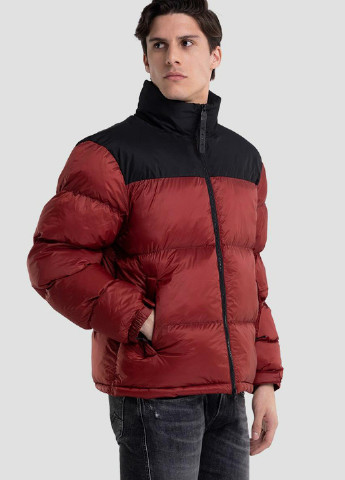 Темно-красная зимняя куртка Replay