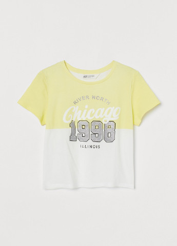 Комбінована літня футболка H&M