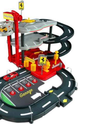 Игровой набор Гараж Ferrari (3 уровня, 2 машинки 1:43) (1831204) Bburago гараж ferrari (3 рівні, 2 машинки 1:43) (202374465)