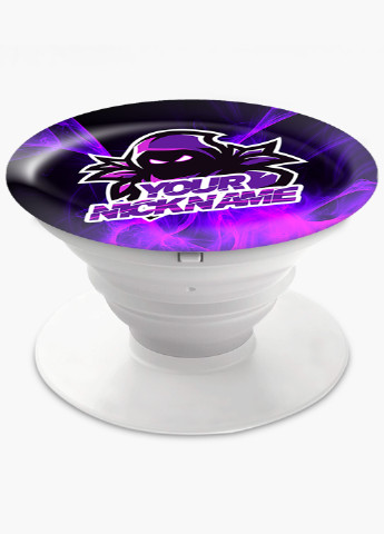 Попсокет (Popsockets) тримач для смартфону Фортнайт (Fortnite) (8754-1198) Чорний MobiPrint (216748219)
