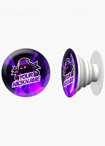 Попсокет (Popsockets) тримач для смартфону Фортнайт (Fortnite) (8754-1198) Чорний MobiPrint (216748219)