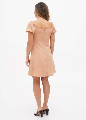 Бежевое кэжуал платье Fashion Union турецкие огурцы