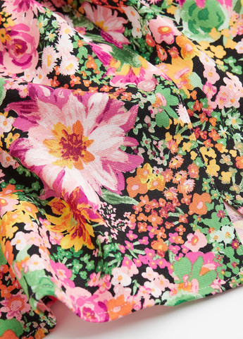 Цветная кэжуал рубашка с цветами H&M