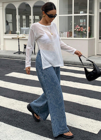 Джинсы SHEIN - (367436360)