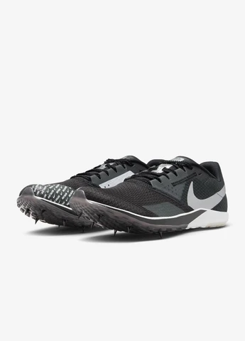 Чорно-білі кросівки dx7999-001 демісезон Nike Rival XC 6 Cross-Country Spikes