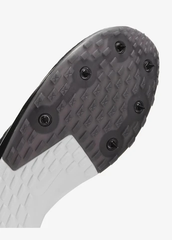 Чорно-білі кросівки dx7999-001 демісезон Nike Rival XC 6 Cross-Country Spikes
