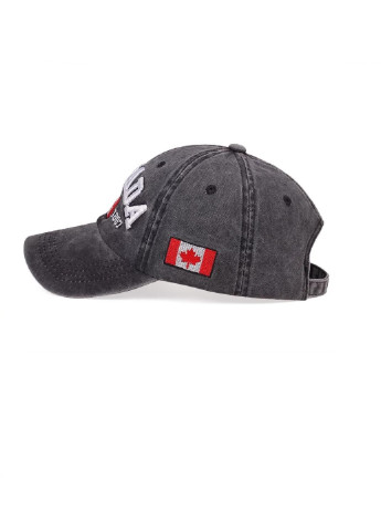 Кепка бейсболка Canada 2 унісекс Чорний NoName бейсболка (250129554)