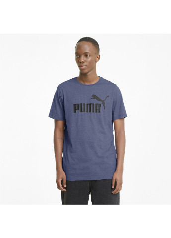 Синя футболка essentials heather men's tee Puma