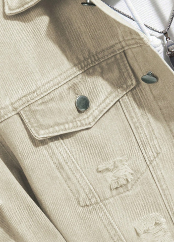 Світло-бежева демісезонна куртка SHEIN