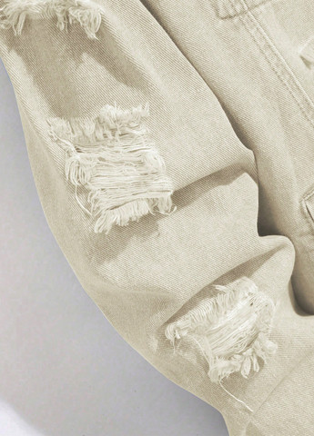 Світло-бежева демісезонна куртка SHEIN