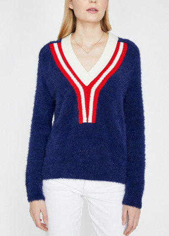 Синий демисезонный пуловер пуловер KOTON