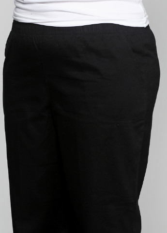 Черные кэжуал демисезонные брюки White Stag