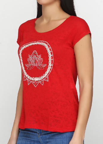 Красная летняя футболка Kosha Gempos