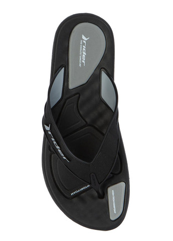 Черные пляжные шлепанцы Rider